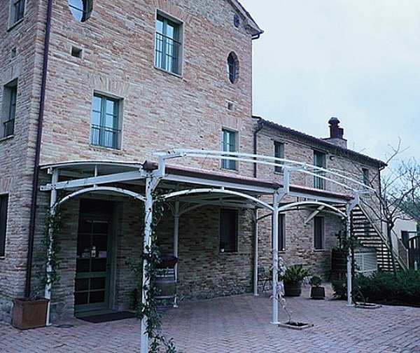 Зонт DOMIZIANI GAZEBO SOFIA INDIPENDENTE MONOPENDENTE  фабрика DOMIZIANI из Италии. Фото №2