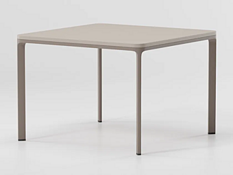 Квадратный садовый стол из камня KETTAL Park Life KS1101200 фабрика KETTAL из Италии