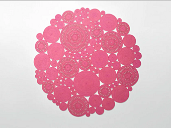 Коврик ручной работы однотонный PAOLA LENTI Cosmo TCSE05 фабрика PAOLA LENTI из Италии