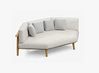 Диван из массива дерева для улицы и сада ROYAL BOTANIA Mambo MBOLTS фабрика ROYAL BOTANIA из Италии