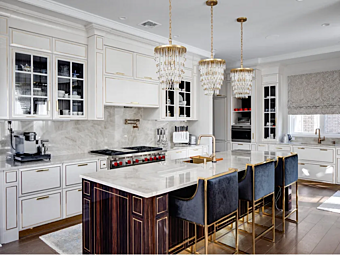 Кухня с островом из дерева Chicago North Shore Martini Interiors Кухня с островом из дерева Chicago North Shore Martini Interiors фабрика MARTINI INTERIORS из Италии