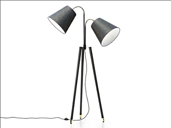 Напольная лампа с триножником из ясеня LED Black Tie BBEL190 Напольная лампа с триножником из ясеня LED Black Tie BBEL190 фабрика Black Tie из Италии