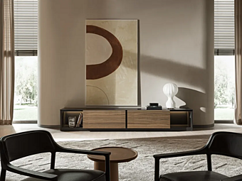 Низкий деревянный телевизионный шкаф Molteni & C 505 Up System Низкий деревянный телевизионный шкаф Molteni & C 505 Up System фабрика Molteni & C.(+VITRA) из Италии