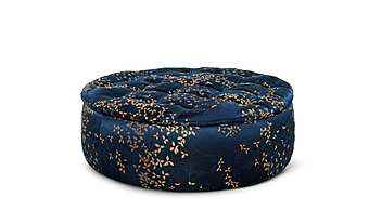 Пуф EZIO BELLOTTI "CROMIE"  4015 фабрика EZIO BELLOTTI из Италии