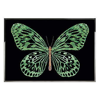 Панно, картина Green Butterfly