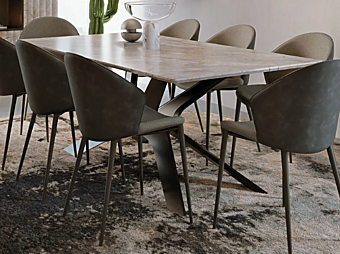 Прямоугольный деревянный стол Morgan Martini Interiors