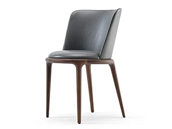 Кресло из кожи с мягкой спинкой BertO  Joan фабрика BertO из Италии