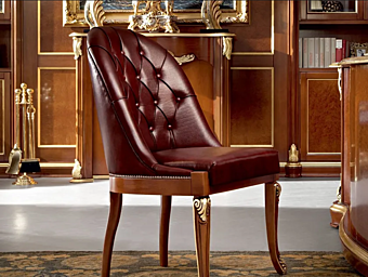 Кресло с обитой спинкой из ткани MODENESE GASTONE 13520 фабрика MODENESE GASTONE из Италии