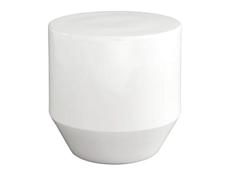 Круглый боковой столик из глазурованного фарфора для сада LIGNE ROSET Soixante 3 11250220 фабрика LIGNE ROSET из Италии