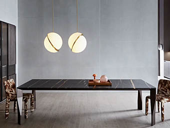 Прямоугольный обеденный стол из мрамора Diamond Molteni & C фабрика Molteni & C.(+VITRA) из Италии