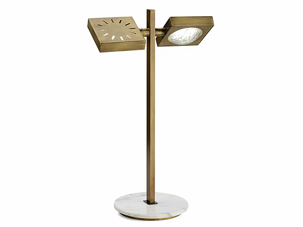 Настольная лампа с регулируемой высотой из латуни LED MARIONI Cecile 02805D фабрика MARIONI из Италии. Фото №1