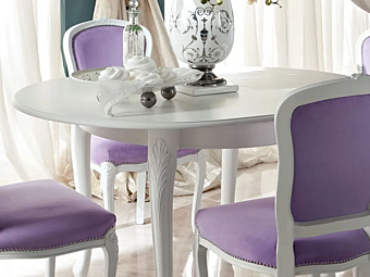 Круглый кофейный стол из дерева MODENESE GASTONE 13146 фабрика MODENESE GASTONE из Италии