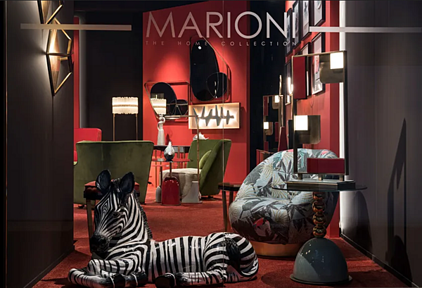 Боковой столик с шарами из металла MARIONI PIN 343034 фабрика MARIONI из Италии. Фото №2