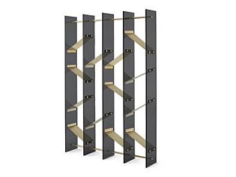 Стеллаж из стекла Gallotti&Radice ISOLA Стеллаж из стекла Gallotti&Radice ISOLA фабрика Gallotti & Radice из Италии