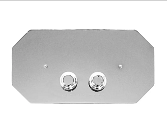 Металлическая flush plate Coventry от Gentry Home фабрика Gentry Home из Италии