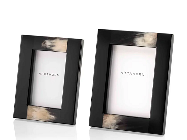Рамка из лакированного дерева и рога ARCAHORN Medea 5314C,5315C, 5314S, 5315S  фабрика ARCAHORN из Италии. Фото №6