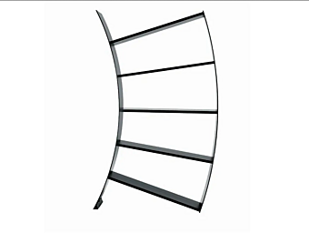Книжный шкаф из алюминия Driade Virgo Книжный шкаф из алюминия Driade Virgo фабрика Driade из Италии