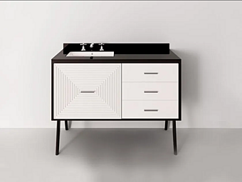 База под раковину с раковиной и дверцами из коллекции Maze 2S Park Avenue PKRMAZE2S фабрика Park Avenue из Италии