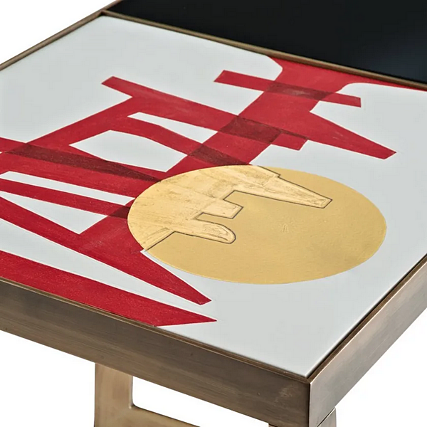 Прямоугольный кофейный стол из дерева MARIONI  Carousel 02872 фабрика MARIONI из Италии. Фото №3