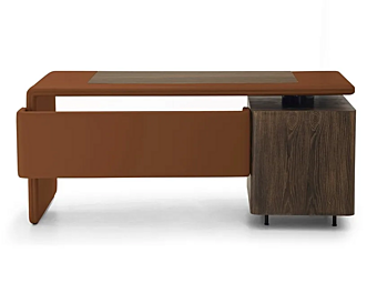 Кожаный письменный стол для руководителей FORMITALIA Yangoon Light фабрика FORMITALIA из Италии