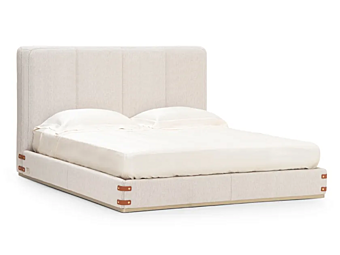 Двуспальная кровать с обитой спинкой из ткани FORMITALIA Mida HIGH фабрика FORMITALIA из Италии