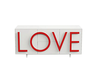 МДФ комод средний Driade LOVE МДФ комод средний Driade LOVE фабрика Driade из Италии