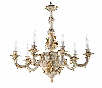 Люстра LORENZON Creazioni Luminose G.5/A/FV/6F Люстра LORENZON Creazioni Luminose G.5/A/FV/6F фабрика LORENZON (F.LLI LORENZON) из Италии