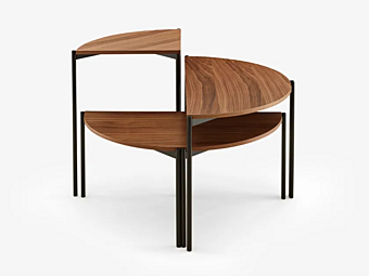 Кофейный стол из ореха LIGNE ROSET QUADRAN 19960395 фабрика LIGNE ROSET из Италии