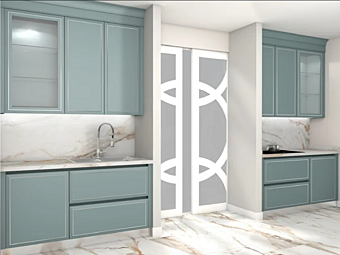 Кухня из дерева с открытыми полками Martini Interiors Essenza Lago di Ginevra Кухня из дерева с открытыми полками Martini Interiors Essenza Lago di Ginevra фабрика MARTINI INTERIORS из Италии