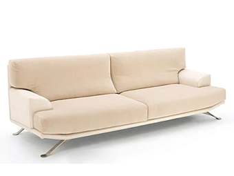 Кожаный диван с мягкой спинкой GIOVANNETTI Boss фабрика GIOVANNETTI из Италии