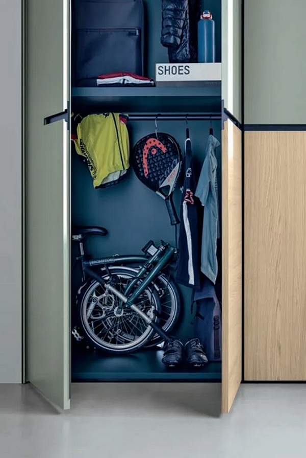 Секционный шкаф из дерева ARIA Kristalia фабрика Kristalia из Италии. Фото №6