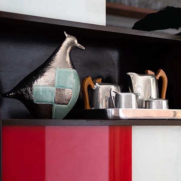 Керамическая скульптура птицы POP MARIONI 00097 фабрика MARIONI из Италии. Фото №4