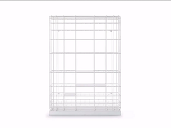 Открытый металлический книжный шкаф SABA Leyva 2085 фабрика SABA из Италии