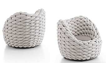 Кресло садовое RUGIANO Nido PLN1 фабрика RUGIANO из Италии