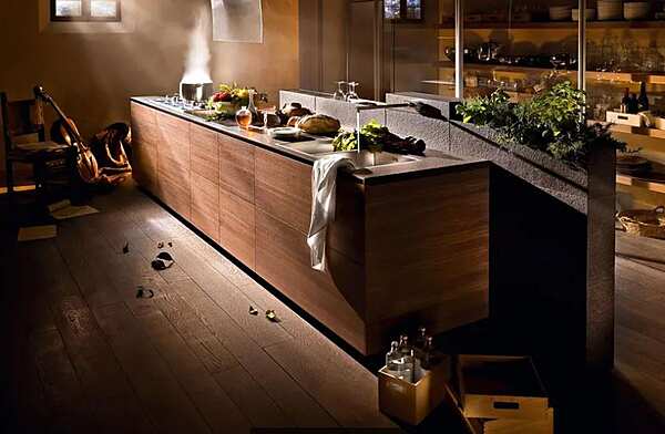 Кухня VALCUCINE Artematica Noce Tattile фабрика VALCUCINE из Италии. Фото №2