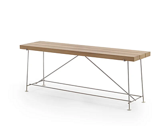 Прямоугольный кофейный столик из ироко FLEXFORM Any Day Outdoor Прямоугольный кофейный столик из ироко FLEXFORM Any Day Outdoor фабрика FLEXFORM из Италии