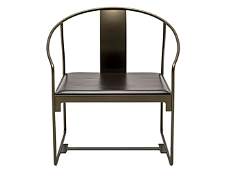 Кресло с подлокотниками из порошково окрашенной стали Driade Mingx фабрика Driade из Италии