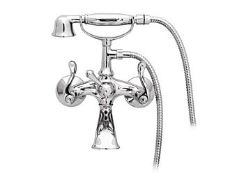 Настенный набор для ванны с ручным душем из латуни Gentry Home Tiffany фабрика Gentry Home из Италии