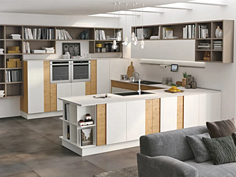 Кухня с фасадами из МДФ LUBE CUCINE  Creativa 01