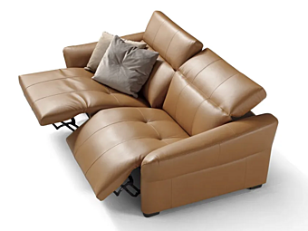 Кресло с обитой спинкой из кожи Marinelli Home Breeze M1245 Кресло с обитой спинкой из кожи Marinelli Home Breeze M1245 фабрика Marinelli Home из Италии