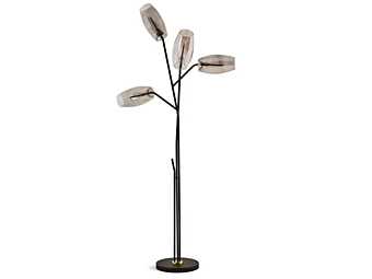 LED напольная лампа из кристаллов Gallotti&Radice Diantha фабрика Gallotti & Radice из Италии