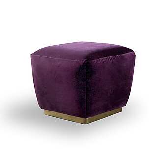 Квадратный пуф из ткани CARPANELLI Galileo PO76 фабрика CARPANELLI из Италии