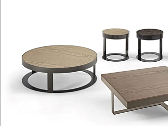 Круглый металлический кофейный столик Frigerio OTIS 8102 Круглый металлический кофейный столик Frigerio OTIS 8102 фабрика Frigerio из Италии
