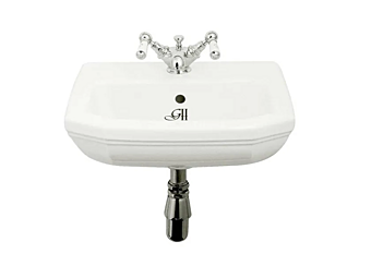 Настенный умывальник из фарфора Claremont Gentry Home 2230 фабрика Gentry Home из Италии