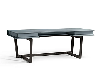 Прямоугольный письменный стол с кожаной столешницей и ящиками POLTRONA FRAU Peek-a-Book Large фабрика POLTRONA FRAU из Италии