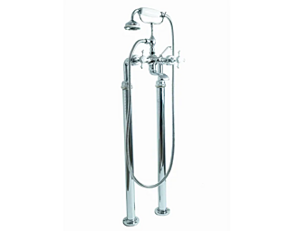 Напольный смеситель для ванны с ручным душем из латуни Gentry Home Chelsea фабрика Gentry Home из Италии