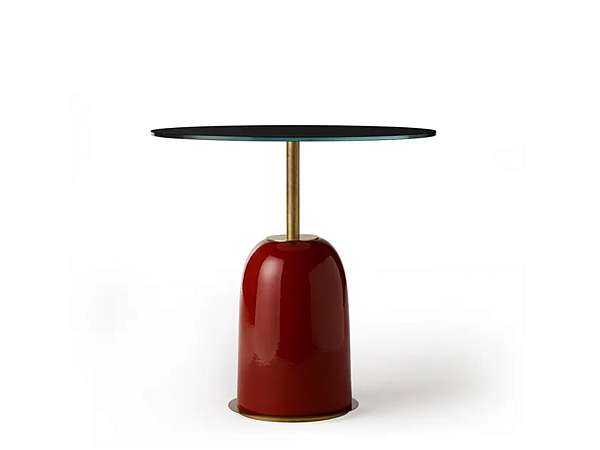 Боковой столик из металла с мраморной столешницей MARIONI Pins 02927 фабрика MARIONI из Италии. Фото №1