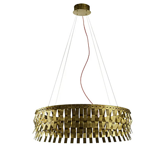 Большая подвесная лампа из латуни VERONICA MARIONI фабрика MARIONI из Италии