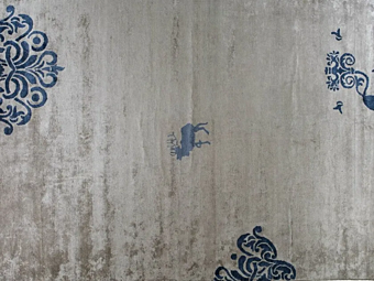 Коврик из бамбукового шелка ERBA ITALIA Cervo фабрика ERBA ITALIA из Италии