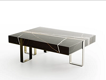 Низкий прямоугольный кофейный стол из мрамора Capital Collection GRAND G23R.TB фабрика Capital Collection из Италии